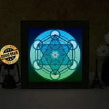 Sacred Geometry – Paper Cut Light Box File - Cricut File - 20x20cm - LightBoxGoodMan - LightboxGoodman