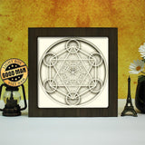 Sacred Geometry – Paper Cut Light Box File - Cricut File - 20x20cm - LightBoxGoodMan - LightboxGoodman