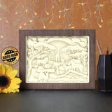 Safari Africa - Paper Cutting Light Box - LightBoxGoodman - LightboxGoodman