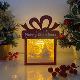 Santa 2 - Paper Cut Gift Light Box File - Cricut File - 21x16cm - LightBoxGoodMan - LightboxGoodman