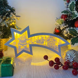 Santa 2 - Paper Cut Star Light Box File - Cricut File - 28x13.7cm - LightBoxGoodMan - LightboxGoodman