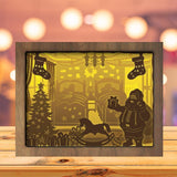 Santa Claus 1 - Paper Cutting Light Box - LightBoxGoodman