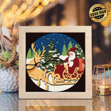 Santa Claus 14 – Paper Cut Light Box File - Cricut File - 20x20cm - LightBoxGoodMan - LightboxGoodman