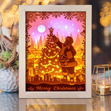 Santa Claus 3 – Paper Cut Light Box File - Cricut File - 20x26cm - LightBoxGoodMan