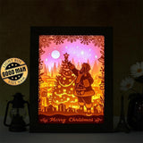 Santa Claus 3 – Paper Cut Light Box File - Cricut File - 20x26cm - LightBoxGoodMan - LightboxGoodman