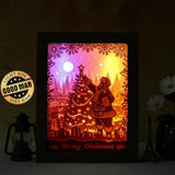 Santa Claus 3 – Paper Cut Light Box File - Cricut File - 20x26cm - LightBoxGoodMan - LightboxGoodman