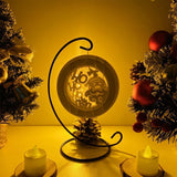 Santa Claus - 3D Pop-up Light Box Ornament File - Cricut File - LightBoxGoodMan - LightboxGoodman