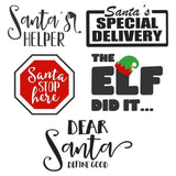 Santa Set - Cricut File - Svg, Png, Dxf, Eps - LightBoxGoodMan - LightboxGoodman