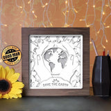 Save Our Planet - Paper Cutting Light Box - LightBoxGoodman - LightboxGoodman