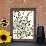 Saxophone - Paper Cutting Light Box - LightBoxGoodman - LightboxGoodman