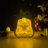 Scarecrow - Paper Cut PumpKin Light Box File - Cricut File - 15.3x21.1 cm - LightBoxGoodMan - LightboxGoodman