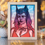 Scarlet Witch - Paper Cut Light Box File - Cricut File - 20x26cm - LightBoxGoodMan