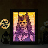 Scarlet Witch - Paper Cut Light Box File - Cricut File - 20x26cm - LightBoxGoodMan - LightboxGoodman