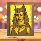 Scarlet Witch - Paper Cutting Light Box - LightBoxGoodman