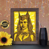 Scarlet Witch - Paper Cutting Light Box - LightBoxGoodman - LightboxGoodman