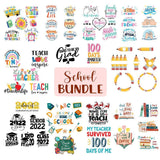 School Bundle - Cricut File - Svg, Png, Dxf, Eps - LightBoxGoodMan