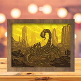 Scorpion 2 - Paper Cutting Light Box - LightBoxGoodman - LightboxGoodman