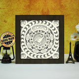 Scorpion Square - 12 Zodiac – Paper Cut Light Box File - Cricut File - 20x20cm - LightBoxGoodMan - LightboxGoodman