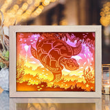 Sea Turtle 1 – Paper Cut Light Box File - Cricut File - 8x10 inches - LightBoxGoodMan - LightboxGoodman