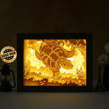 Sea Turtle 1 – Paper Cut Light Box File - Cricut File - 8x10 inches - LightBoxGoodMan - LightboxGoodman