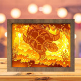 Sea Turtle 1 - Paper Cutting Light Box - LightBoxGoodman