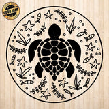 Sea Turtle - Cricut File - Svg, Png, Dxf, Eps - LightBoxGoodMan - LightboxGoodman