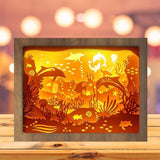 Seabed 1 - Paper Cutting Light Box - LightBoxGoodman - LightboxGoodman