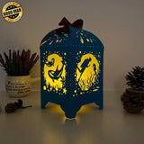 Seabed - Paper Cut Lantern File - Cricut File - 10,5x20,6cm - LightBoxGoodMan - LightboxGoodman