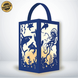 Seabed - Paper Cut Lantern File - Cricut File - 10x16cm - LightBoxGoodMan - LightboxGoodman