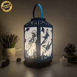 Seabed - Paper Cut Lantern File - Cricut File - 10x20cm - LightBoxGoodMan - LightboxGoodman