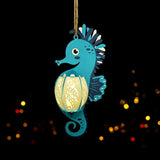 Seahorse 1 - 3D  Seahorse Lantern File - Cricut File 1 - LightBoxGoodMan