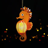 Seahorse 3 - 3D Seahorse Lantern File - 11.3x5.6" - Cricut File - LightBoxGoodMan - LightboxGoodman