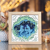 Seahorse – Paper Cut Light Box File - Cricut File - 8x8 inches - LightBoxGoodMan