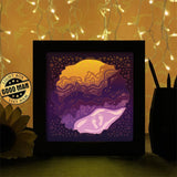 Seashore - Paper Cutting Light Box - LightBoxGoodman - LightboxGoodman