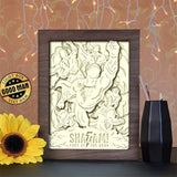 Shazam - Paper Cutting Light Box - LightBoxGoodman - LightboxGoodman