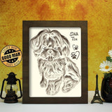 Shih Tzu – Paper Cut Light Box File - Cricut File - 8x10 inches - LightBoxGoodMan - LightboxGoodman