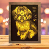 Shih Tzu - Paper Cutting Light Box - LightBoxGoodman