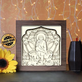 Shirdi Sai Baba - Paper Cutting Light Box - LightBoxGoodman - LightboxGoodman