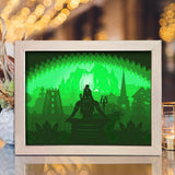 Shiva – Paper Cut Light Box File - Cricut File - 20x26cm - LightBoxGoodMan - LightboxGoodman