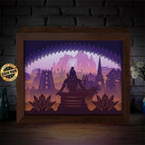 Shiva – Paper Cut Light Box File - Cricut File - 20x26cm - LightBoxGoodMan - LightboxGoodman