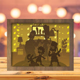 Simpson Family - Paper Cutting Light Box - LightBoxGoodman