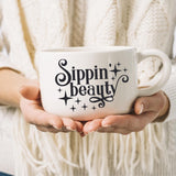 Sippin Beauty - Cricut File - Svg, Png, Dxf, Eps - LightBoxGoodMan - LightboxGoodman