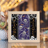 Skeletons 3 – Paper Cut Light Box File - Cricut File - 20x20cm - LightBoxGoodMan - LightboxGoodman