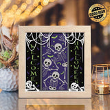 Skeletons 3 – Paper Cut Light Box File - Cricut File - 20x20cm - LightBoxGoodMan - LightboxGoodman