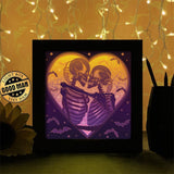 Skeletons - Paper Cutting Light Box - LightBoxGoodman - LightboxGoodman