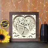 Skeletons - Paper Cutting Light Box - LightBoxGoodman - LightboxGoodman