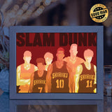 Slam Dunk - Paper Cut Light Box File - Cricut File - 20x26cm - LightBoxGoodMan - LightboxGoodman