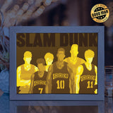 Slam Dunk - Paper Cut Light Box File - Cricut File - 20x26cm - LightBoxGoodMan - LightboxGoodman