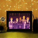 Slam Dunk - Paper Cutting Light Box - LightBoxGoodman - LightboxGoodman