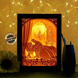 Sleeping Princess 1 - Paper Cutting Light Box - LightBoxGoodman - LightboxGoodman